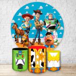 Capa Painel + Trio Capas Cilindros Tema Toy Story 742