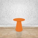 Capa para Mesa Cone Sublimada Ripado 121