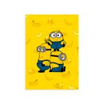 Capa Painel Retangular Sublimado Tema Minions 1004