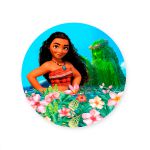 Capa Painel Redondo Sublimados Tema Moana 350