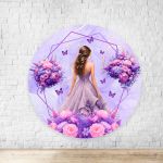 Painel Redondo Tema 15 Anos 7153