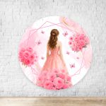 Painel Redondo Tema 15 Anos 7154