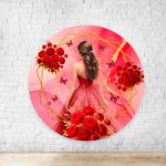 Painel Redondo Tema 15 Anos 7155