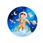 Painel Redondo Tema Astronauta 7135