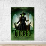 Painel Retangular Tema Wicked 7168