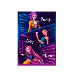 Painel Retangular Tema Guerreira do K-Pop 7157