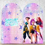 Painel Romano Tema Guerreiras do K-Pop 7158