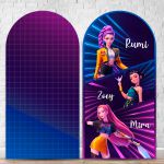 Painel Romano Tema Guerreiras do K-Pop 7157