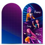 Painel Romano Tema Guerreiras do K-Pop 7157