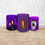Trio Capas Cilindros Tema Wandinha 7095