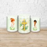 Trio Capas Cilindros Tema Batizado 7140