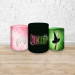 Trio de Cilindros Tema Wicked 7168