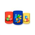 Trio Capas Cilindros Tema Bobo o Trem 7077