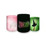 Trio de Cilindros Tema Wicked 7168