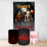 Kit Retangular + Trio Cilindros Tema Halloween 7159