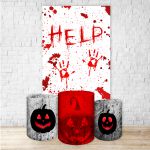 Kit Retangular + Trio Cilindros Tema Halloween 7163