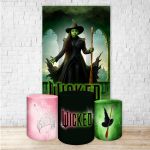 Kit Retangular + Trio de Cilindros Tema Wicked 7168