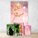 Kit Retangular + Trio de Cilindros Tema Wicked 7169