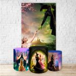 Kit Retangular + Trio de Cilindros Tema Wicked 7170
