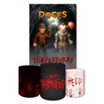 Kit Retangular + Trio Cilindros Tema Halloween 7159