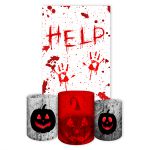 Kit Retangular + Trio Cilindros Tema Halloween 7163