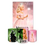 Kit Retangular + Trio de Cilindros Tema Wicked 7169