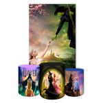 Kit Retangular + Trio de Cilindros Tema Wicked 7170