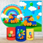 Kit 5 Peças Tema Bob o Trem 7077