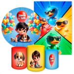 Kit 5 Peças Tema Bento e Totó 7133