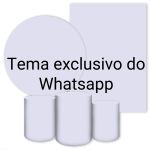 Kit 5 Peças Capa Redonda + Capa Retangular + Trio Capas Cilindros Sublimados Tema Exclusivo Whatsapp