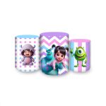 Trio Capas Cilindros Sublimados Tema Monstros SA 2026 IA 5001