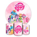 Capa Painel + Trio Capas Cilindros Sublimados Tema My Little Pony 2646