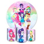 Capa Painel + Trio Capas Cilindros Sublimados Tema My Little Pony 2648