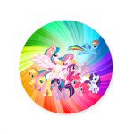 Capa Painel Redondo Sublimados Tema My Little Pony 2644