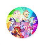Capa Painel Redondo Sublimados Tema My Little Pony 2649