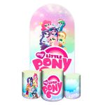 Capa Painel Romano Veste fácil + 3 Capas Cilindros Tema My Litlle Pony 2649