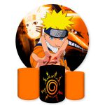 Capa Painel + Trio Capas Cilindros Sublimados Tema Naruto 843