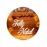 Capa Painel Redondo Sublimados Tema Natal 2511