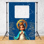Capa Painel Interativo Para Fotos Vazado Tema Religioso/ Nossa Senhora cute 2070