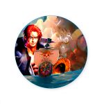 Capa Painel Redondo Sublimados Tema One Piece 2503