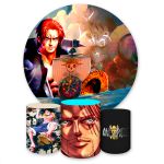 Capa Painel + Trio Capas Cilindros Sublimados Temaa One Piece 2503