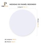 Kit 3 Capas Painel Redondo Escolha o seu tema 50X50