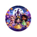 Capa Painel Redondo Sublimados Tema Halloween 4607