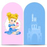 Capa Painel Romano Sublimado Tema Princesa Cute 2015