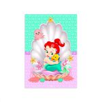 Capa Painel Retangular Sublimado Tema Princesa Cute 2016