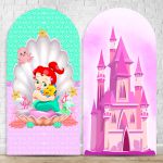 Capa Painel Romano Sublimado Tema Princesa Cute 2016