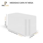 Capa Decorativa para 2 Mesas Quadrada Sublimada Tema Minecraft / Roblox 107