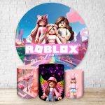 Capa Painel + Trio Capas Cilindros Sublimados Tema Roblox 2717