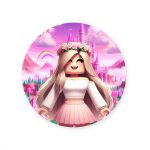 Capa Painel Redondo Sublimados Tema Roblox 2715