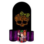 Capa Painel Romano Veste fácil + 3 Capas Cilindros Tema Monster High 2640